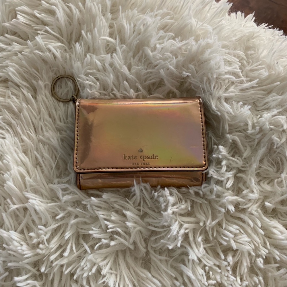 COPY - Kate Spade Rainer Lane Rose Gold Wallet - EUC